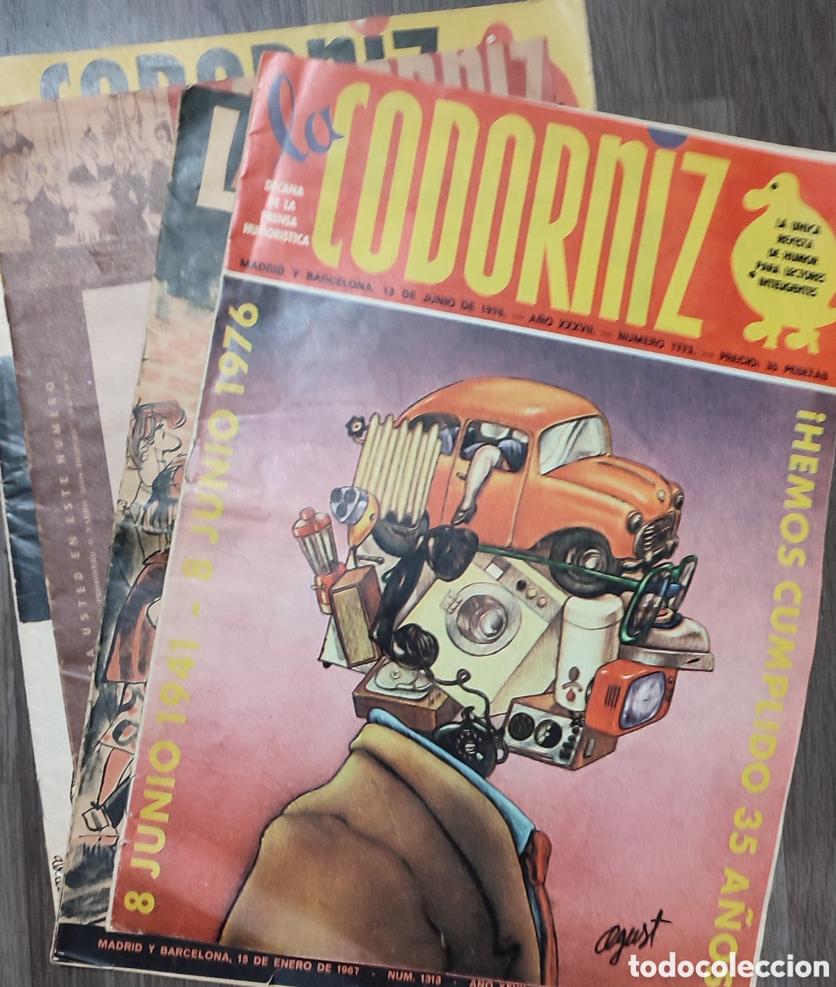 Coleccionismo de Revistas y Peri&oacute;dicos: Lote 4 Codorniz diferentes &eacute;pocas del 1942 a 1976