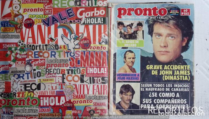 Coleccionismo de Revistas y Peri&oacute;dicos: RECORTE PORTADA JOHN JAMES MECANO