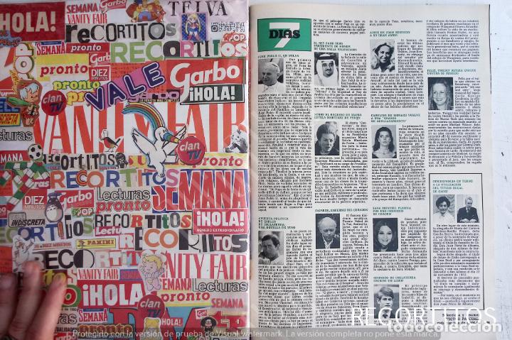 Coleccionismo de Revistas y Peri&oacute;dicos: SARA MONTIEL CAROLINA DE MONACO EL REY FAHD DE ARABIA SAUDI EN LAS FALLAS MARIA ESTELA PERON JOAN