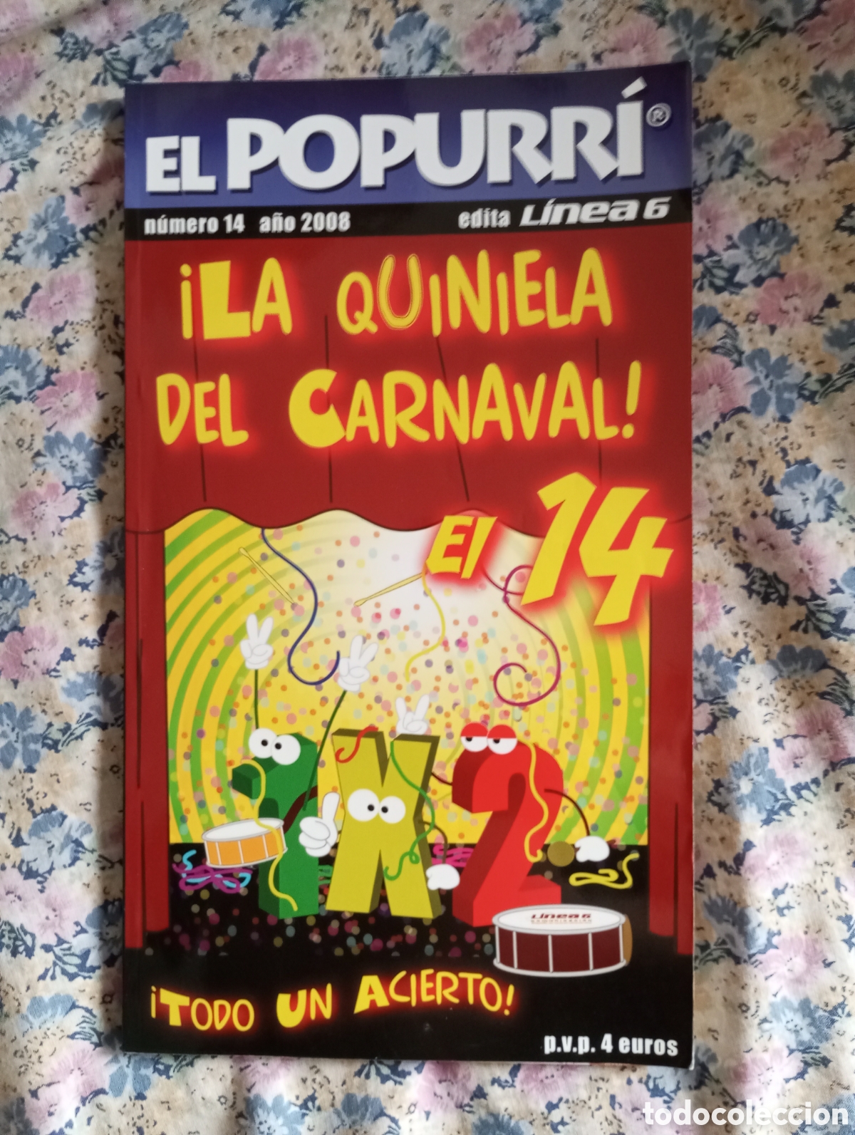 Coleccionismo de Revistas y Peri&oacute;dicos: Carnaval de C&aacute;diz revista el popurri n&uacute;mero 14 2008