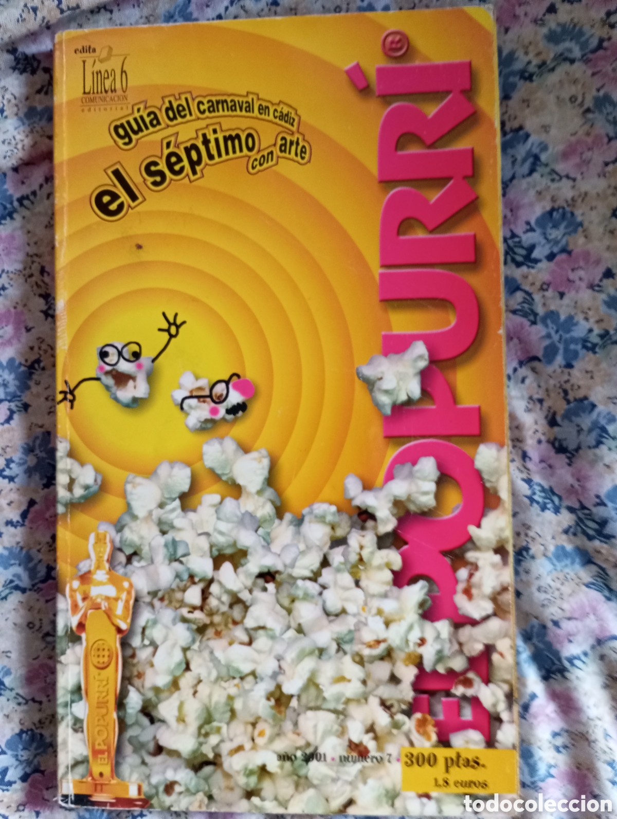 Coleccionismo de Revistas y Peri&oacute;dicos: Carnaval de C&aacute;diz revista el popurri n&uacute;mero 7 a&ntilde;o 2001