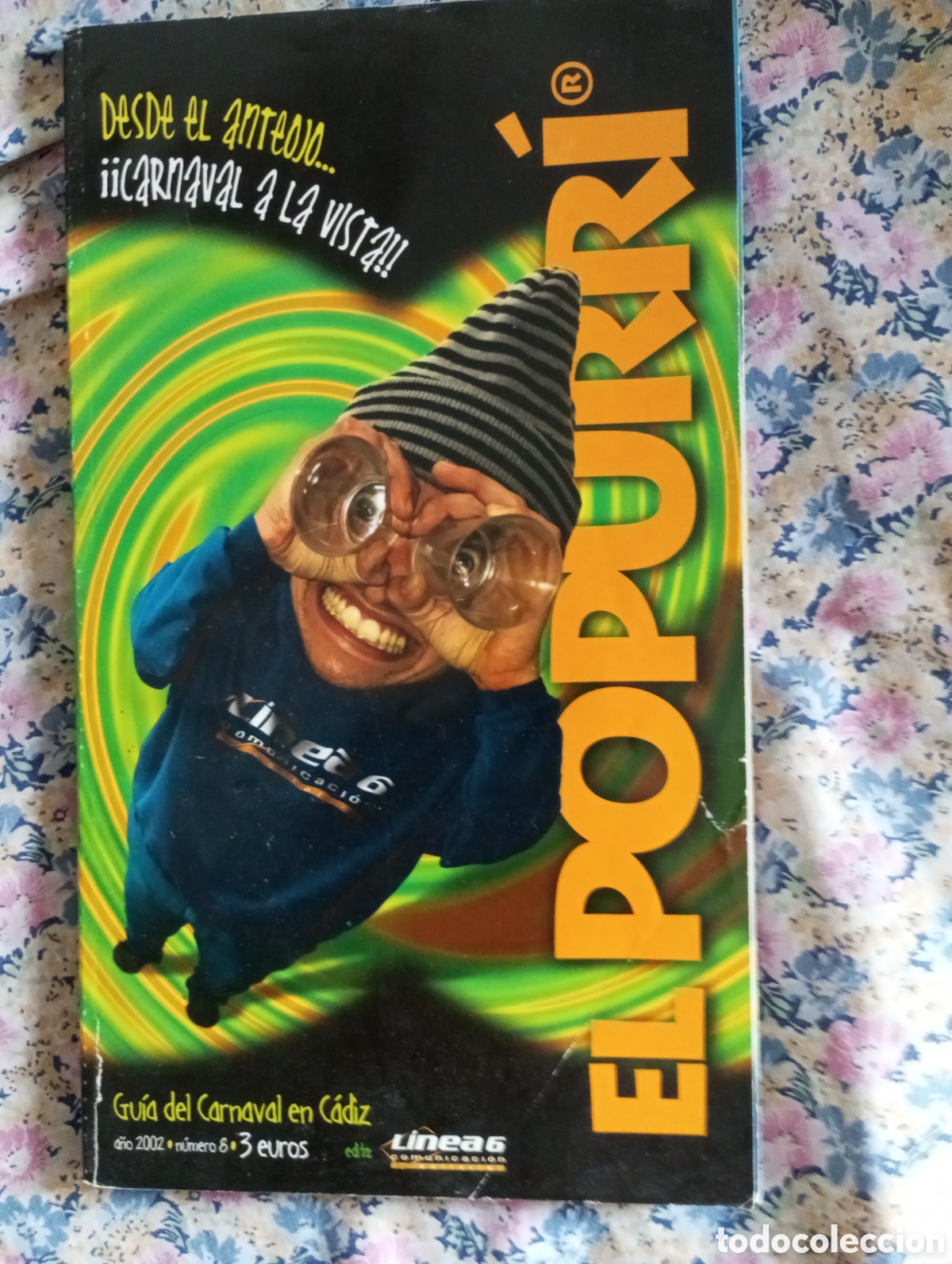 Coleccionismo de Revistas y Peri&oacute;dicos: Carnaval de C&aacute;diz revista el popurri n&uacute;mero 8 a&ntilde;o 2002