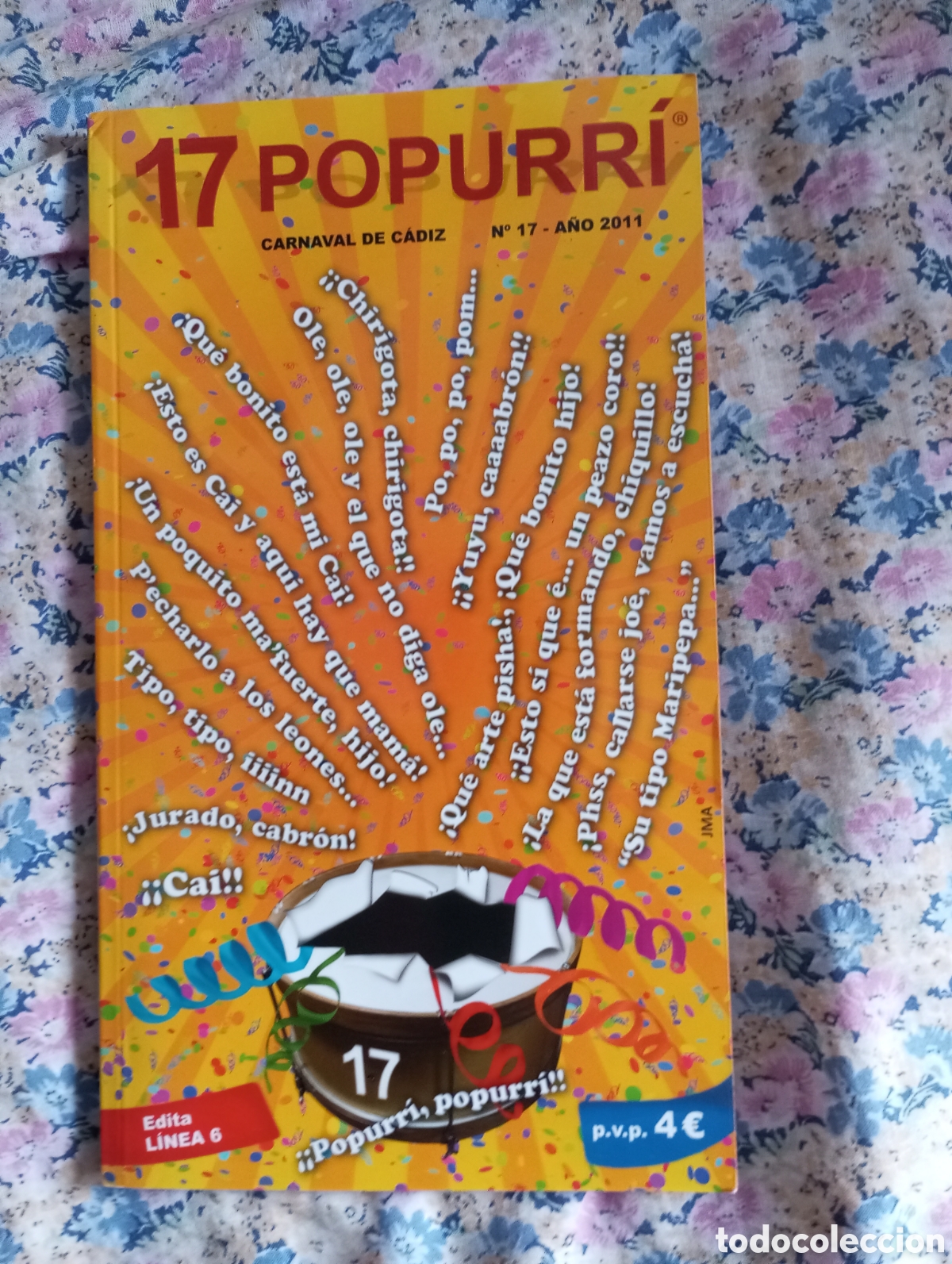 Coleccionismo de Revistas y Peri&oacute;dicos: Carnaval de C&aacute;diz revista el popurri n&uacute;mero 17 a&ntilde;o 2011