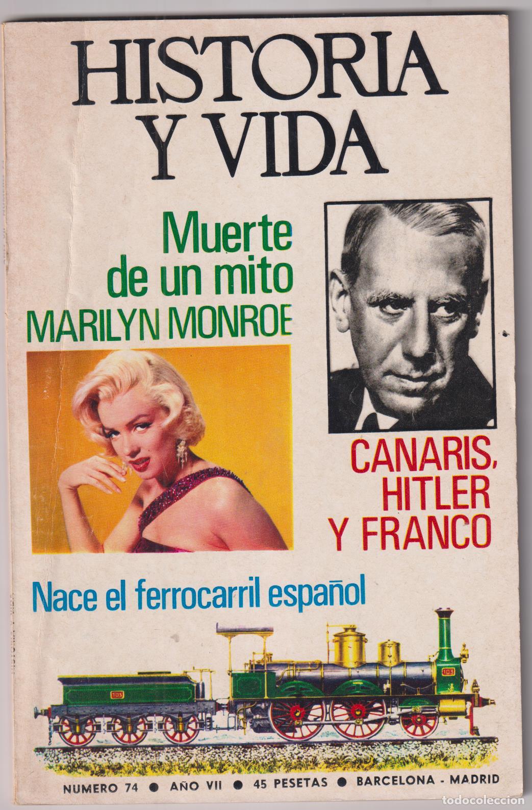 Coleccionismo de Revistas y Peri&oacute;dicos: Historia y Vida n&ordm; 74. Mayo 1974