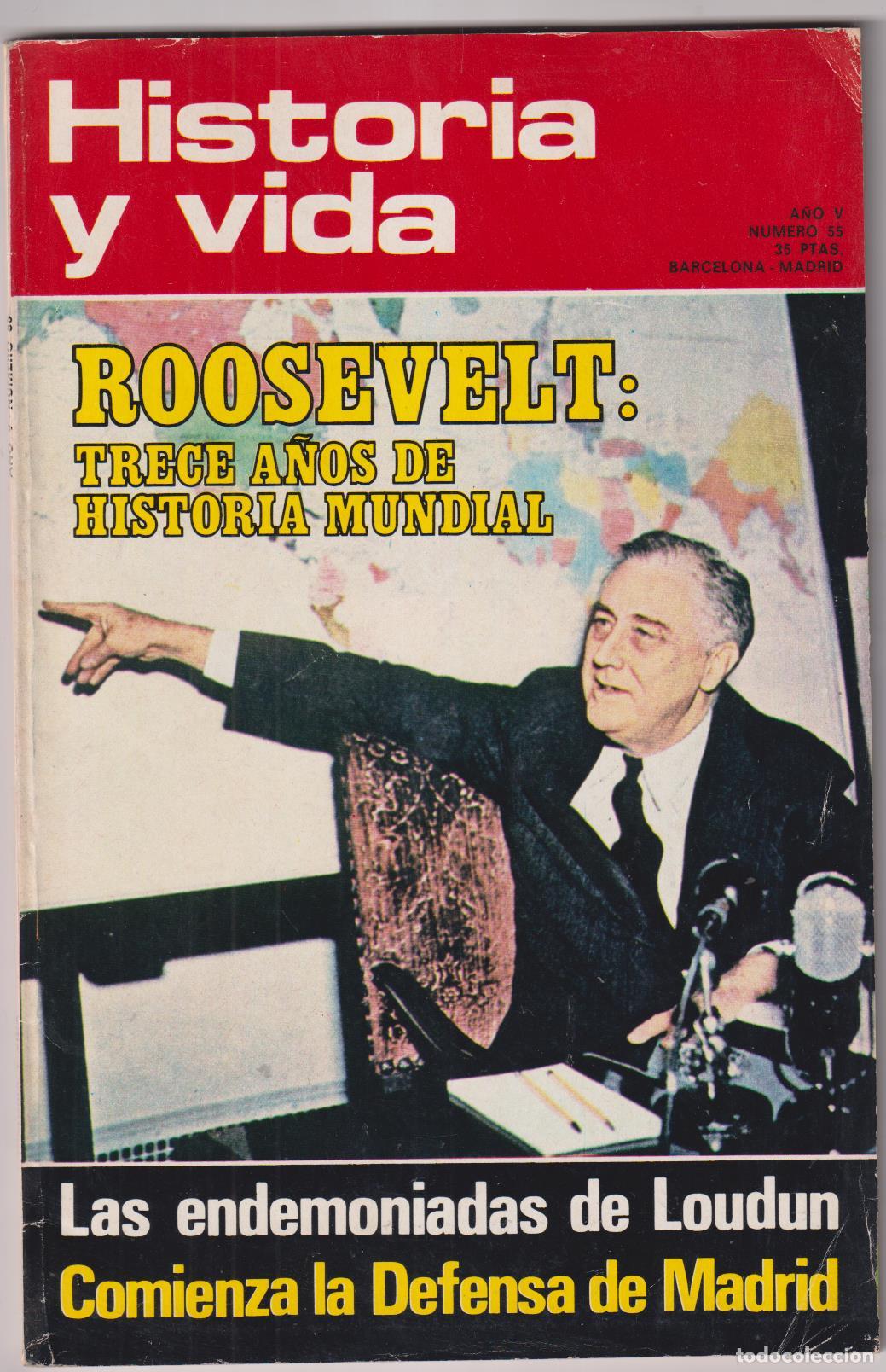 Coleccionismo de Revistas y Peri&oacute;dicos: Historia y Vida n&ordm; 55. Octubre de 1972