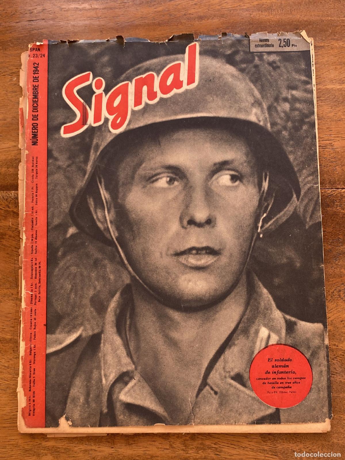 Coleccionismo de Revistas y Peri&oacute;dicos: Signal N&uacute;mero de Diciembre de 1942. Doble SP n&ordm; 23/24