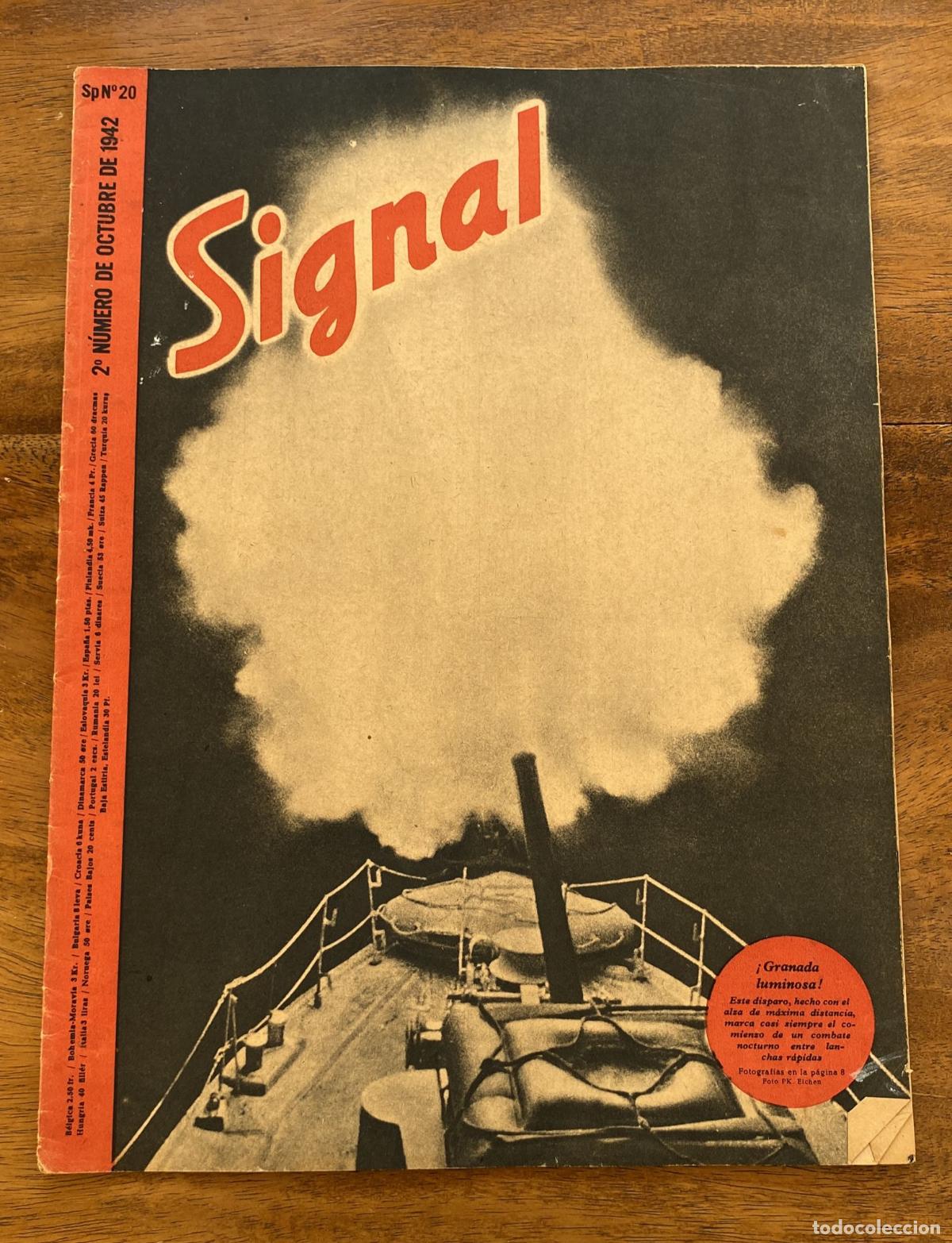 Coleccionismo de Revistas y Peri&oacute;dicos: Signal 2&ordm; N&uacute;mero de Octubre de 1942. SP n&ordm; 20