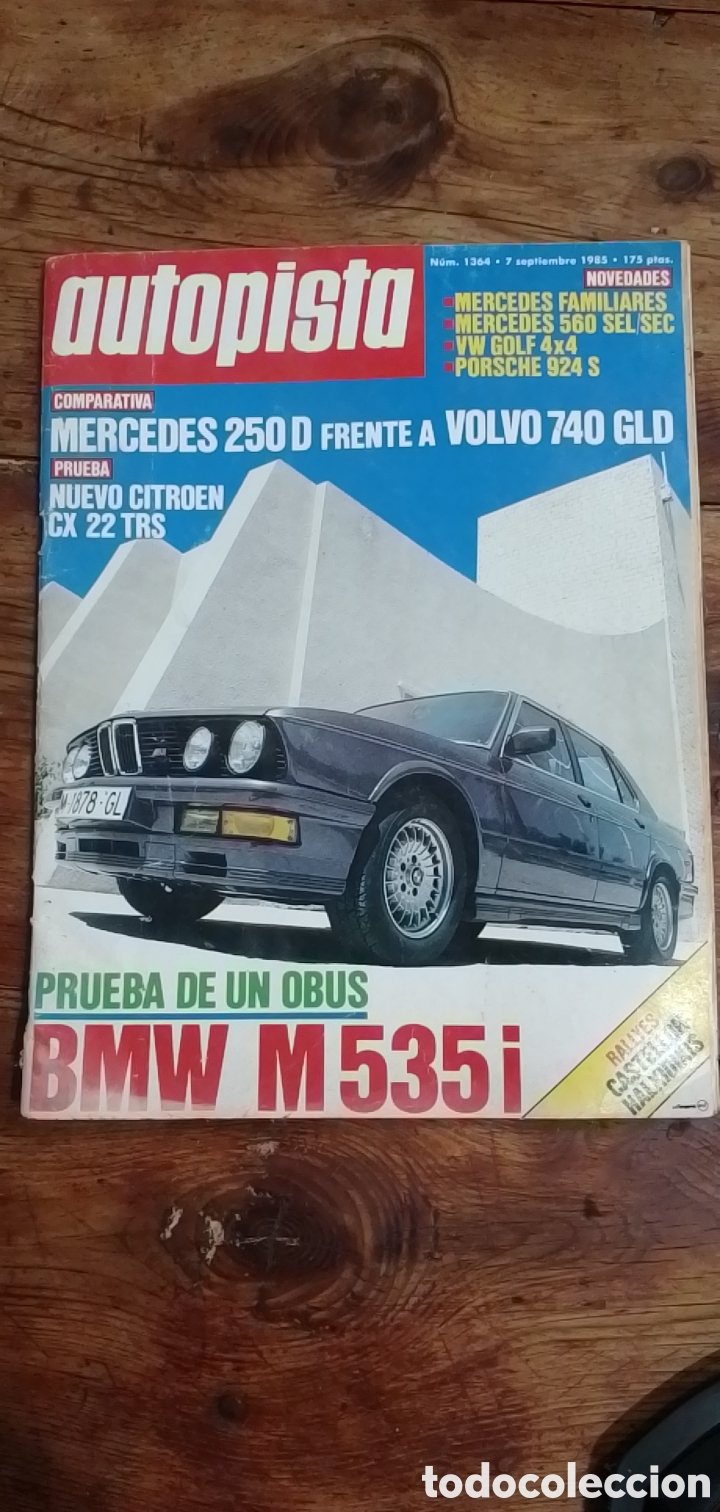 Coleccionismo de Revistas y Peri&oacute;dicos: Revista autopista n&uacute;mero 1364 a&ntilde;o 1985