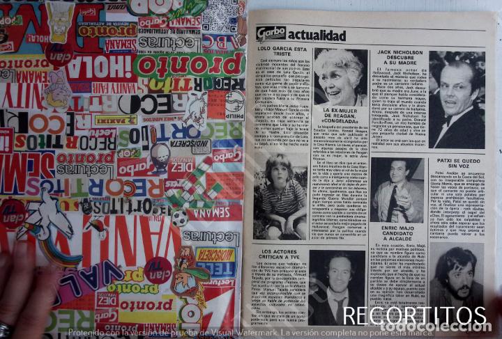 Collezionismo di Riviste e Giornali: LOLO GARCIA MANUEL TEJADA ENRIC MAJO PATXI ANDION JACK NICHOLSON