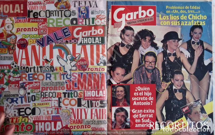 Coleccionismo de Revistas y Peri&oacute;dicos: SILVIA MARSO KIM MANING UN DOS TRES CHICHO IBA&Ntilde;EZ SERRADOR UN DOS TRES PORTADA RECORTE