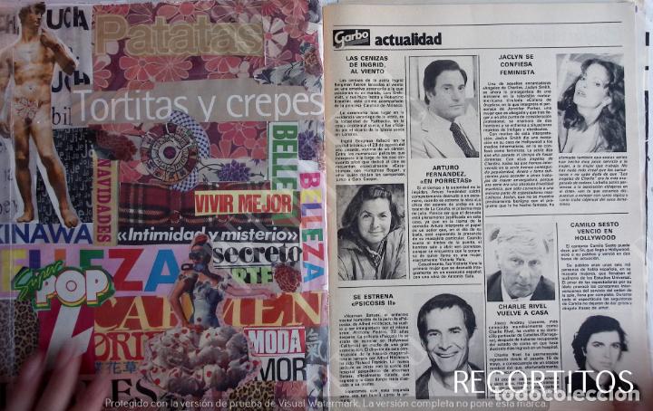 Coleccionismo de Revistas y Peri&oacute;dicos: JACLYN SMITH LOS ANGELES DE CHARLIE CAMILO SESTO CHARLIE RIVEL ANTHONY PERKINS ARTURO FERNANDEZ