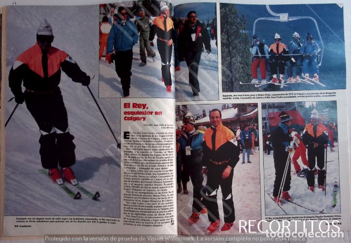 Coleccionismo de Revistas y Peri&oacute;dicos: JUAN CARLOS I ESQUI EN CALGARY