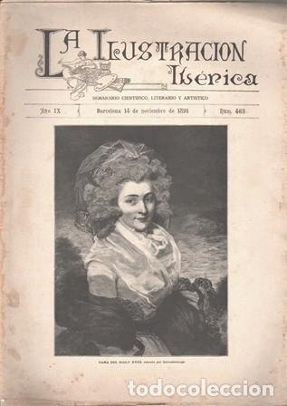 Coleccionismo de Revistas y Peri&oacute;dicos: LA ILUSTRACION IBERICA - A&Ntilde;O IX - 14 NOVIEMBRE 1891 - N&ordm; 463 - A-REVIL-0907