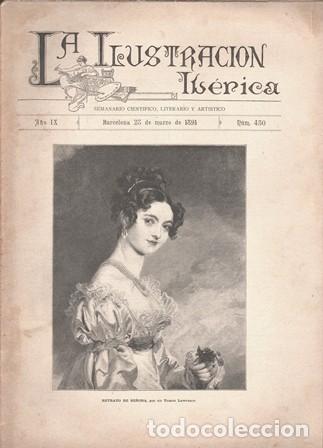 Coleccionismo de Revistas y Peri&oacute;dicos: LA ILUSTRACION IBERICA - A&Ntilde;O IX - 33 MARZO 1891 - N&ordm; 430 - A-REVIL-0910