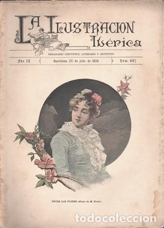 Coleccionismo de Revistas y Peri&oacute;dicos: LA ILUSTRACION IBERICA - A&Ntilde;O IX - 25 JULIO 1891 - N&ordm; 447 - A-REVIL-0913