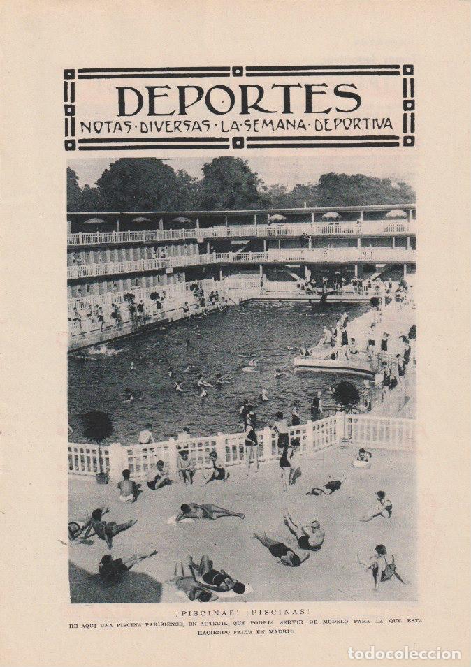 Collezionismo di Riviste e Giornali: * PAR&Iacute;S * Piscinas - 1930