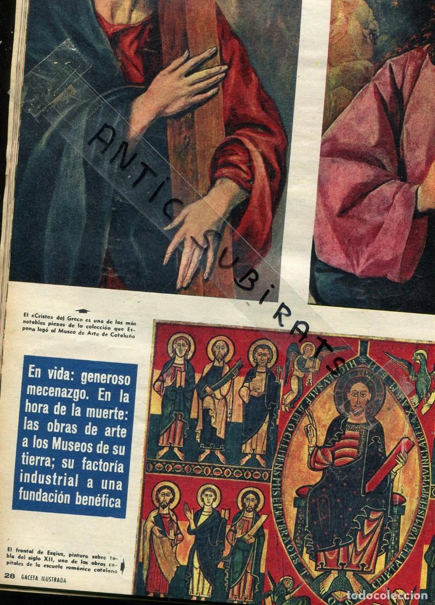 Collection Magazines and Newspapers: REVISTA A&Ntilde;O 1959 RETABLO ROMANICO FRONTAL DE ESQUIUS MONASTEROP SANT JOAN DE LES ABADESSES ESPONA
