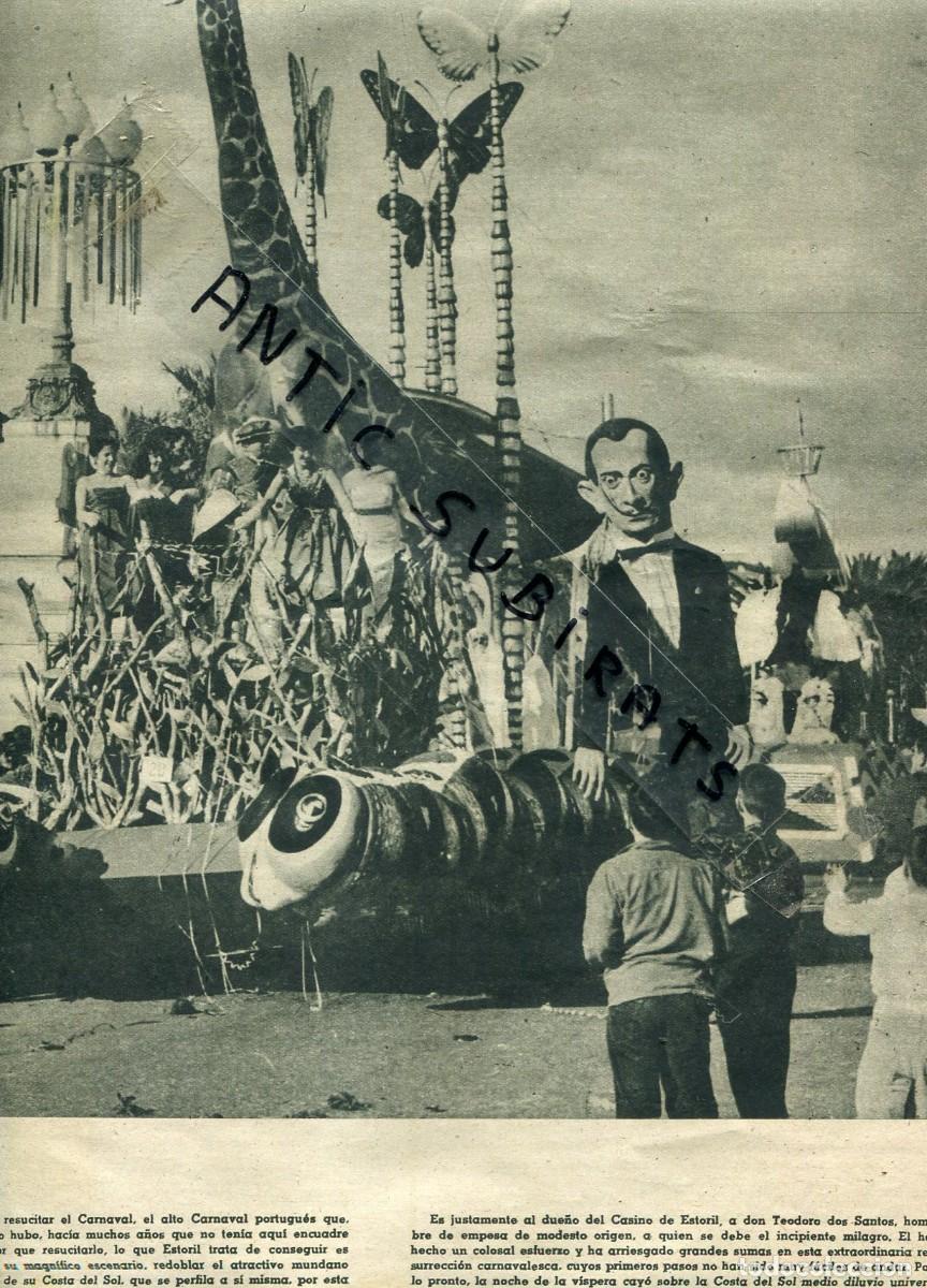 Sammeln von Zeitschriften und Zeitungen: REVISTA A&Ntilde;O 1959 EL PADRE BOTELLA CAVA LA GIRAFA DE SALVADOR DALI EN ESTORIL MIGUEL IBARZ DURANCAMPS