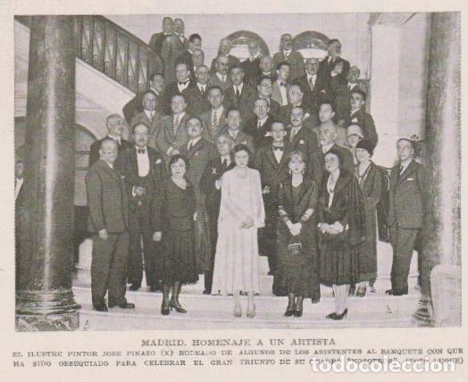 Coleccionismo de Revistas y Peri&oacute;dicos: * MADRID * Homenaje al pintor Jos&eacute; Pinazo - 1930