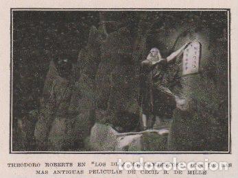Collezionismo di Riviste e Giornali: * CINE * Escena de Los Diez Mandamientos de Cecil B. de Mille - 1930