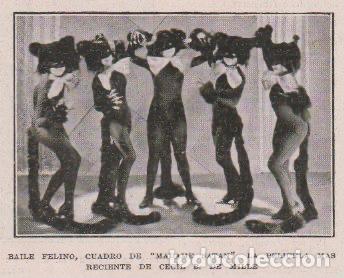 Collezionismo di Riviste e Giornali: * CINE * Baile felino de Madame Sat&aacute;n de Cecil B. de Mille - 1930