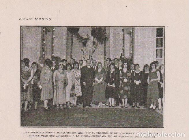 Coleccionismo de Revistas y Peri&oacute;dicos: Homenaje a Mar&iacute;a Teresa Le&oacute;n - 1930