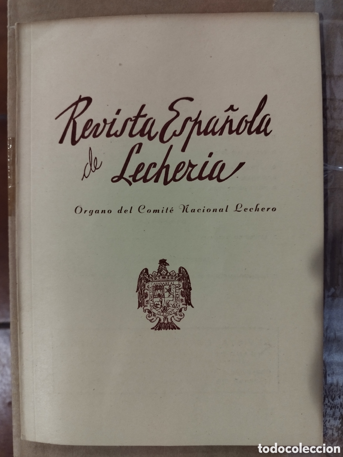 Coleccionismo de Revistas y Peri&oacute;dicos: Lote 51 Revistas de la Revista Espa&ntilde;ola de Lecher&iacute;a.