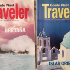 Coleccionismo de Revistas y Periódicos: CONDÉ NAST TRAVELER BRETAÑA E ISLAS GRIEGAS (2 VOLÚMENES).
