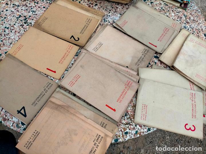 Collezionismo di Riviste e Giornali: Lote revistas nota de precios del ramo de la construcci&oacute;n 1943 1944 1947 + a&ntilde;os 40