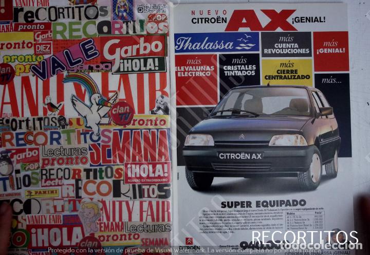 Coleccionismo de Revistas y Peri&oacute;dicos: CITROEN AX PUBLICIDAD