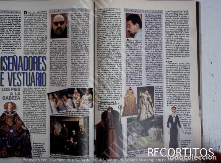 Coleccionismo de Revistas y Peri&oacute;dicos: DISE&Ntilde;ADORESDE VESTUARIO GERARDO VERA JAVIER YVONNE BLAKE ARTI&Ntilde;ANO JOSE MARIA COSSIO