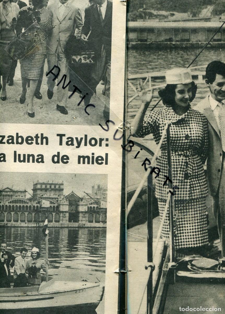 Coleccionismo de Revistas y Peri&oacute;dicos: REVISTA ENTERA A&Ntilde;O 1959 NUEVA BODA DE LIZ ELIZABETH TAYLOR PIER ANGELI ORFEO NEGRO