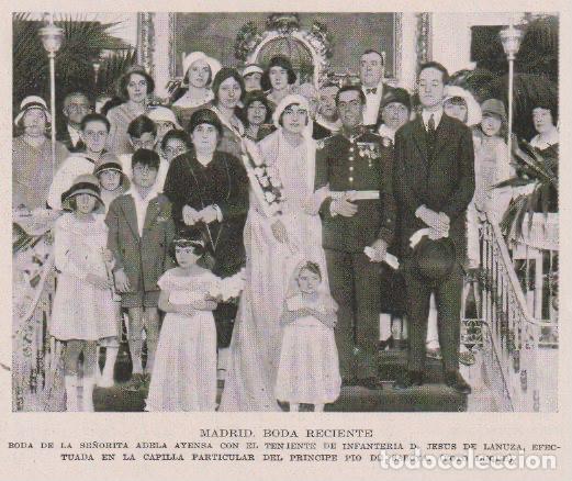 Coleccionismo de Revistas y Peri&oacute;dicos: Boda Srta. Adela Aynesa &ndash; teniente de infanter&iacute;a D. Jes&uacute;s de Lanuza -1930