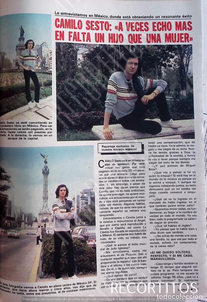 Coleccionismo de Revistas y Peri&oacute;dicos: CAMILO SESTO mexico mejico