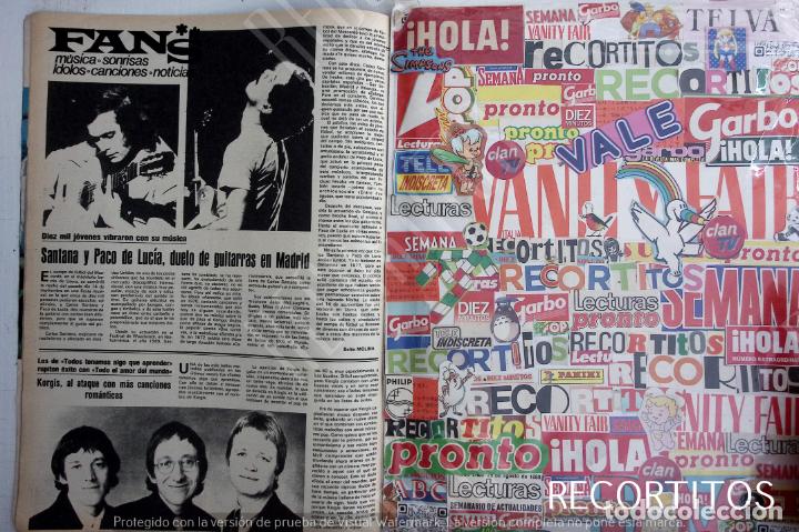 Coleccionismo de revistas y peri&oacute;dicos: CARLOS SANTANA KORGIS PACO DE LUCIA