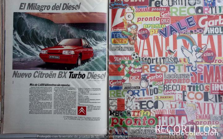 Coleccionismo de Revistas y Peri&oacute;dicos: CITROEN BX TURBO DIESEL ANUNCIO PUBLICIDAD