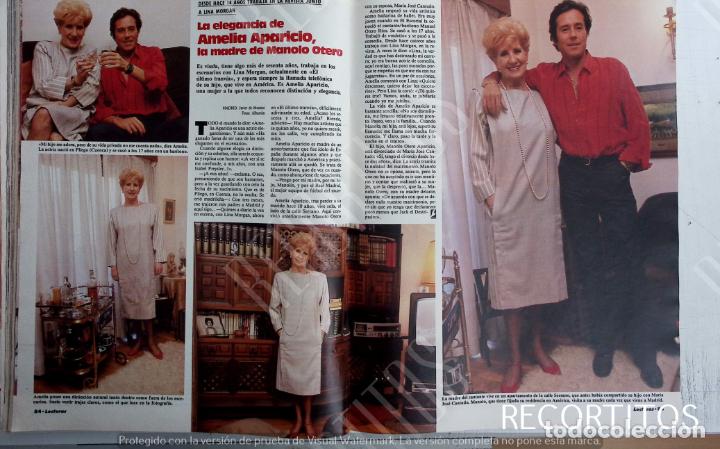 Coleccionismo de Revistas y Peri&oacute;dicos: MANOLO OTERO AMELIA APARICIO EL ULTIMO TRANVIA LINA MORGAN