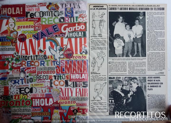 Coleccionismo de Revistas y Peri&oacute;dicos: ROCIO DURCAL ANTONIO MORALES JUNIOR JESUS AGUIRRE GARBANZO DE PLATA