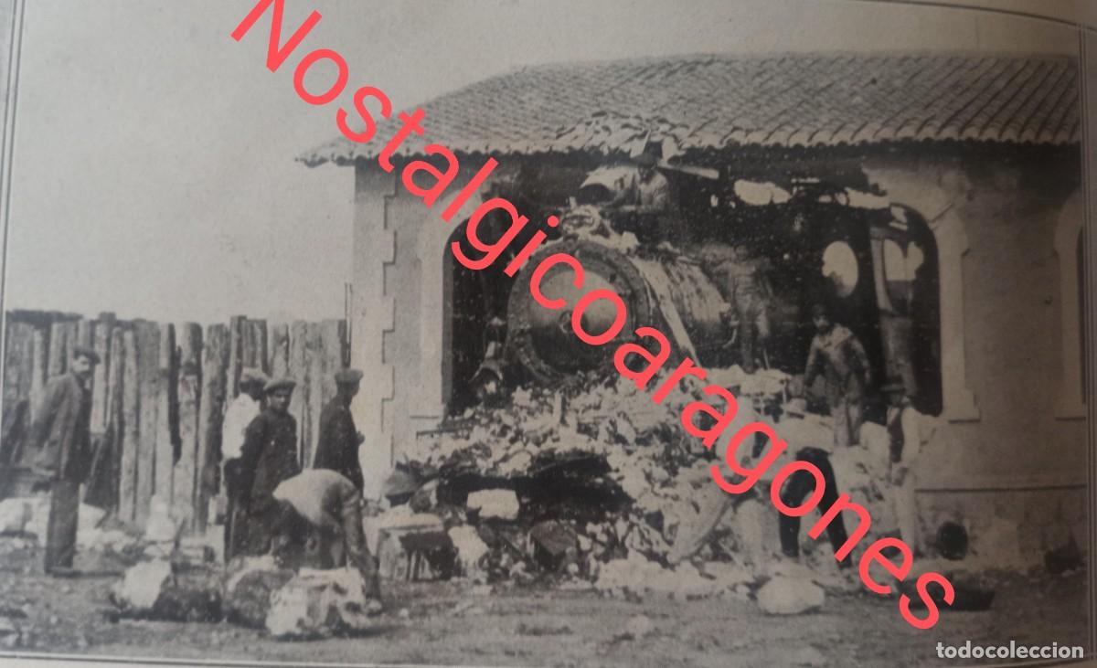 Collezionismo di Riviste e Giornali: Granada accidente ferrocarril Correo Almer&iacute;a empotrado edificio Foto revista princ siglo XX 19MM