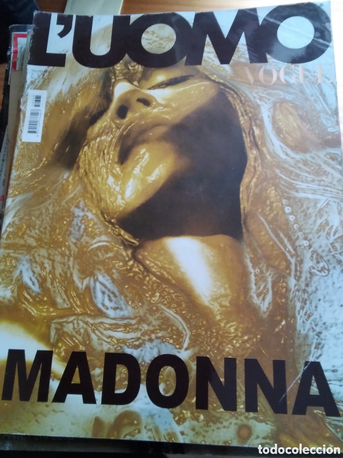Coleccionismo de Revistas y Peri&oacute;dicos: L,uomo revista de moda italiana 2005 noviembre Madonna