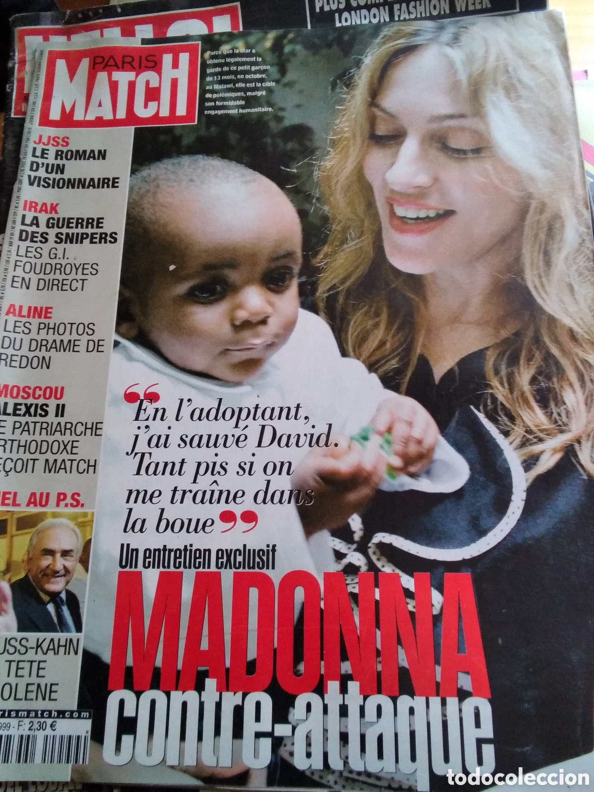 Coleccionismo de Revistas y Peri&oacute;dicos: Paris match revista francesa informaci&oacute;n 2006 noviembre Madonna