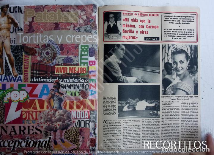 Coleccionismo de Revistas y Peri&oacute;dicos: augusto alguero carmen sevilla LAS MEMORIAS EN SEMANA CAPITULO Ii