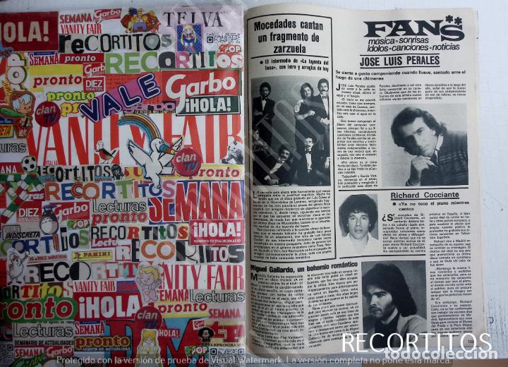 Coleccionismo de Revistas y Peri&oacute;dicos: richard cocciante miguel gallardo mocedades jose luis perales