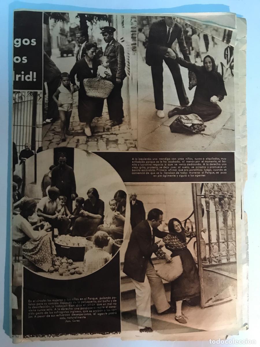 Coleccionismo de revistas y peri&oacute;dicos: REVISTA. Fragmento de una revista tiempo guerra civil. Mujeres. Semana taurina