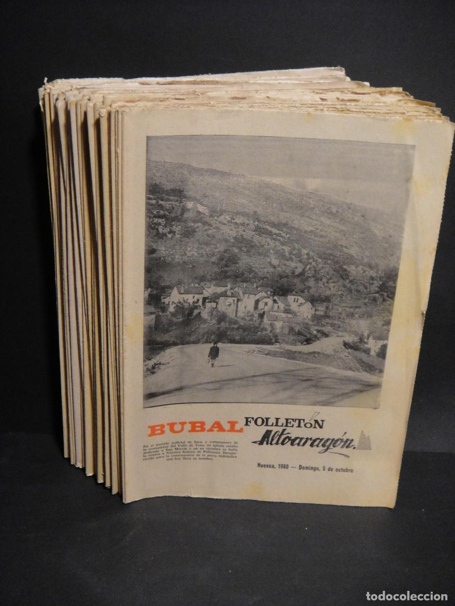 Coleccionismo de revistas y peri&oacute;dicos: folleton altoaragon - suplemento de el periodico de huesca - lote de 83 fasciculos