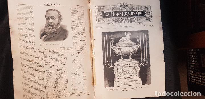 Coleccionismo de revistas y peri&oacute;dicos: LA HORMIGA DE ORO -DICIEMBRE DEL A&Ntilde;O 1888