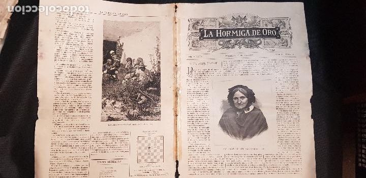 Coleccionismo de revistas y peri&oacute;dicos: LA HORMIGA DE ORO -DICIEMBRE DEL A&Ntilde;O 1888