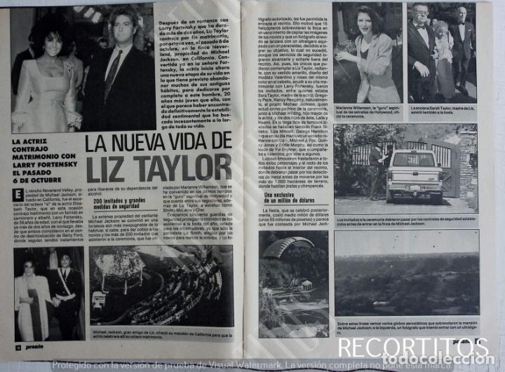 Coleccionismo de Revistas y Peri&oacute;dicos: elizabeth taylor liz larry fortensky valentino liza minelli george hamilton