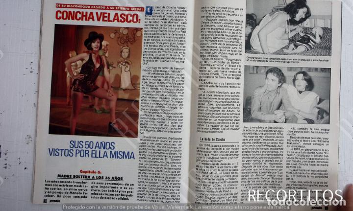 Coleccionismo de revistas y peri&oacute;dicos: concha velasco