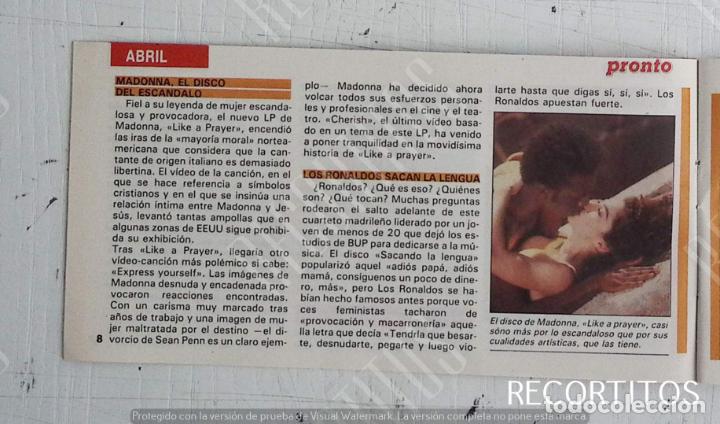 Coleccionismo de Revistas y Peri&oacute;dicos: las xoxonees madonna like a prayer